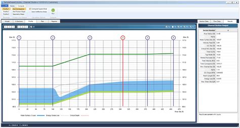 open channel flow calculator software.